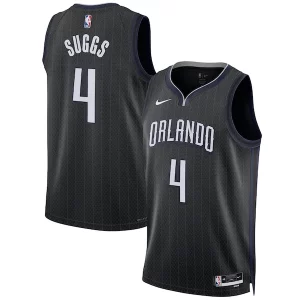 Jalen Suggs Orlando Magic Nike Unisex 2022/23 Swingman Jersey City Distingué Edition Black
