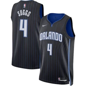 Jalen Suggs Orlando Magic Nike Unisex Swingman Jersey Icon Haut de gamme Edition Black/White