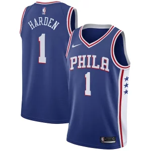 James Harden Philadelphia 76ers Incontournable Nike Swingman Jersey Icon Edition Royal