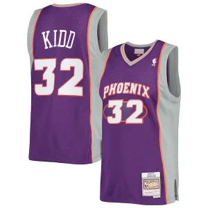 Jason Kidd Phoenix Suns Big & Tall Hardwood Classics 2000/01 Swingman Incontournable Jersey Purple