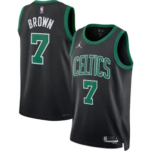 Jaylen Tendance Brown Boston Celtics Jordan Brand Unisex Swingman Jersey Statement Edition Black