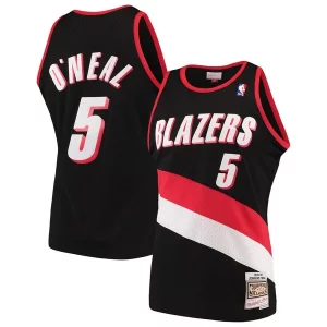Jermaine O'Neal Portland Trail Blazers 1999/00 Hardwood Classics Swingman Magnifique Jersey Black