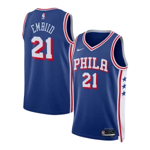 Joel Embiid Philadelphia 76ers Nike Unisex Swingman Jersey Association Edition Royal Uniques