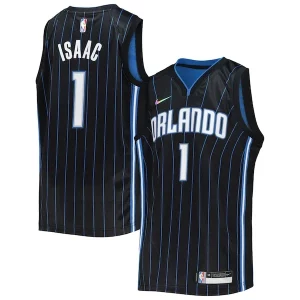 Jonathan Isaac Orlando Magic Nike Youth 2021/22 Diamond Swingman Classique Jersey Icon Edition Black