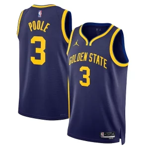 Jordan Poole Golden State Warriors Jordan Tendance Brand Unisex Swingman Jersey Statement Edition Navy