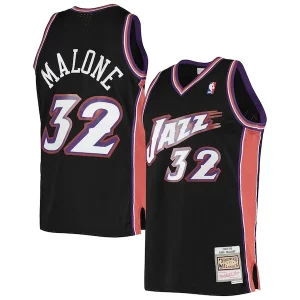 Karl Malone Utah Jazz 2001/02 Unique Hardwood Classics Swingman Jersey Black