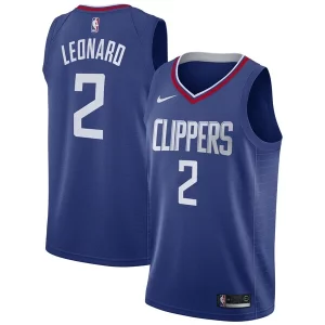 Kawhi Leonard LA Clippers Nike 2019/20 Swingman Jersey Blue Éclatant Icon Edition