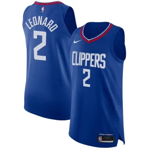 Kawhi Leonard LA Clippers Nike Authentic Captivant Jersey Association Edition Royal