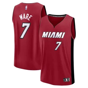 Kel'el Ware Miami Heat Fast Break Charming Player Jersey Statement Edition Red