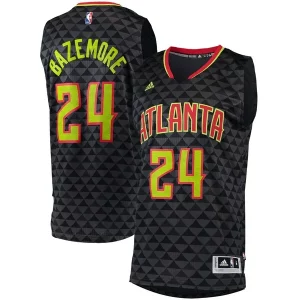 Kent Collectible Bazemore Atlanta Hawks adidas Swingman Jersey Charcoal