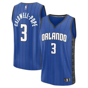 Kentavious Caldwell Pope Orlando Magic Fast Break Replica Player Jersey Tendance Statement Edition Blue