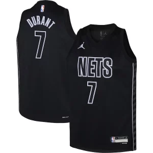 Kevin Durant Brooklyn Nets Jordan Brand Youth Swingman Jersey Statement Edition Black Distingué