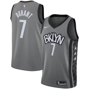 Kevin Durant Brooklyn Nets Nike Premium 2019/2020 Swingman Jersey Statement Edition Gray