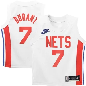 Kevin Durant Brooklyn Nets Nike Preschool 2022/23 Swingman Jersey White Classic Éclatant Edition