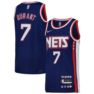 Kevin Durant Brooklyn Nets Nike Swingman Player Jersey Exceptionnel City Edition Blue/Gray