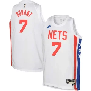 Kevin Durant Brooklyn Nets Nike Youth 2022/23 Swingman Jersey White Prime Classic Edition
