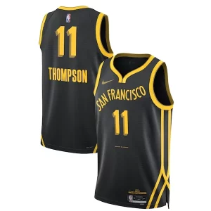 Klay Thompson Golden State Warriors Nike Unisex 2023/24 Swingman Jersey Admirable Black City Edition