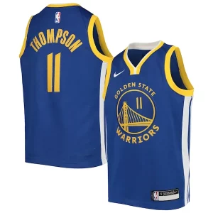 Klay Incontournable Thompson Golden State Warriors Nike Youth Team Swingman Jersey Icon Edition Blue