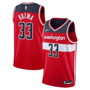 Kyle Kuzma Washington Confortable Wizards Nike Unisex Swingman Jersey Icon Edition Red