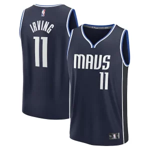 Kyrie Prime Irving Dallas Mavericks Fast Break Replica Player Jersey Statement Edition Navy