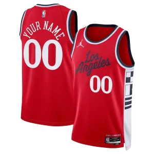 LA Clippers Jordan Brand Unisex Confortable 2024/25 Custom Swingman Jersey Statement Edition Red