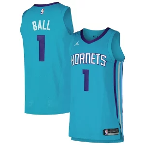 LaMelo Ball Charlotte Hornets Jordan Brand Authentic Player Jersey Icon Edition Teal Notable