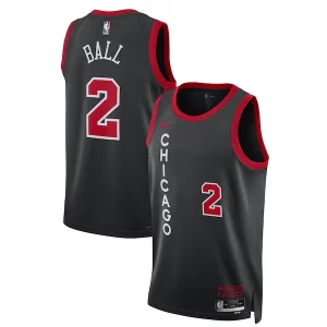 Lonzo Ball Chicago Bulls Nike Unisex 2023/24 Swingman Confortable Jersey Black City Edition