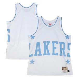 Los Angeles Lakers Hardwood Classics Blown Out Fashion Jersey White Distingué