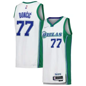Luka Dončić Dallas Premium Mavericks Nike Swingman Player Jersey City Edition White