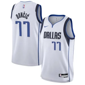Luka Dončić Dallas Mavericks Nike Youth Swingman Jersey Sophistiqué Association Edition White