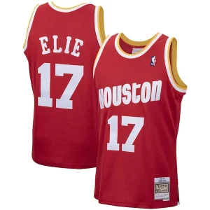 Mario Elie Houston Rockets 1993/94 Uniques Hardwood Classics Swingman Jersey Red