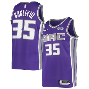 Marvin Bagley III Sacramento Kings Nike Swingman Team Player Jersey Icon Edition Moderne Purple