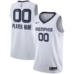 Memphis Haut de gamme Grizzlies Nike 2020/21 Swingman Custom Jersey Association Edition White