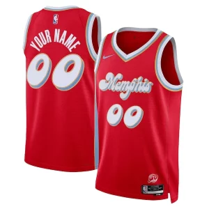 Memphis Grizzlies Nike Unisex 2024/25 Custom Swingman Jersey City Edition Captivant Red