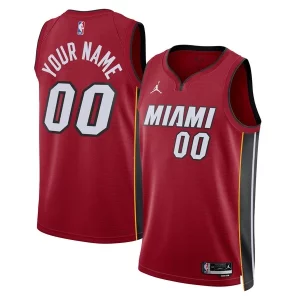 Miami Heat Incontournable Jordan Brand Unisex 2022/23 Swingman Custom Jersey Statement Edition Red