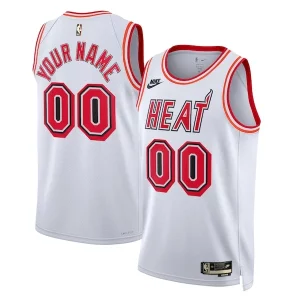 Miami Heat Nike Unisex 2022/23 Custom Uniques Swingman Jersey Classic Edition White