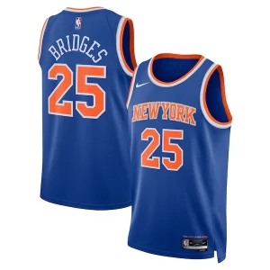 Mikal Bridges New York Knicks Nike Unisex 2024 Offseason Addition Refiné Nike Swingman Jersey Blue