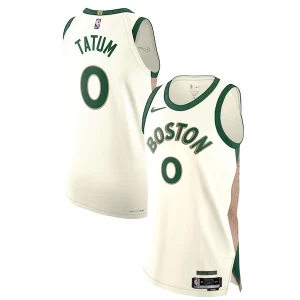Nike Jayson Tatum Boston Celtics Authentic Jersey City Haut de gamme Edition White