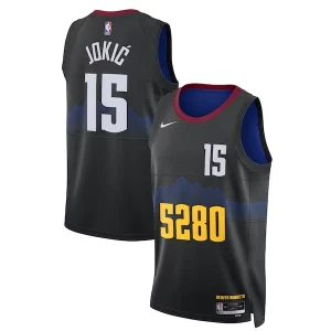 Nikola Jokic Denver Nuggets Nike Unisex 2023/24 Swingman Commémoratif Jersey Black City Edition