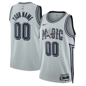 Orlando Magic Nike Unisex 2024/25 Custom Swingman Jersey Classique City Edition Silver
