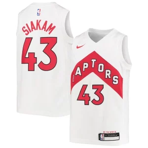 Pascal Siakam Toronto Raptors Nike Youth Swingman Jersey Association Edition Premium White/Red