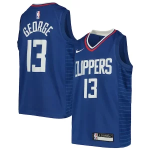 Paul George LA Clippers Nike Youth Swingman Jersey Exclusif Icon Edition Royal