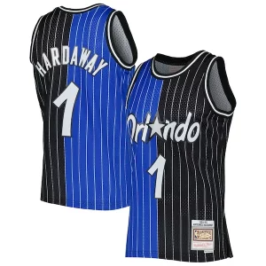 Penny Hardaway Orlando Magic Hardwood Classics Confortable 1994/95 Split Swingman Jersey Blue/Black