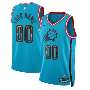 Phoenix Suns Nike Superbe Unisex 2022/23 Swingman Custom Jersey City Edition Turquoise
