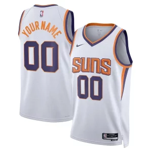 Phoenix Suns Nike Unisex 2022/23 Swingman Custom Jersey Sophistiqué White Association Edition