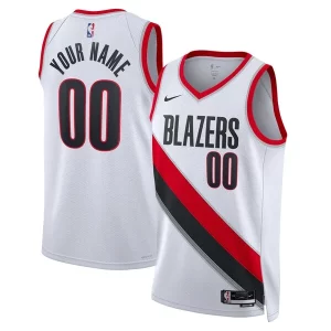 Portland Trail Collectible Blazers Nike Unisex Swingman Custom Jersey White Association Edition