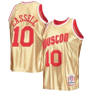 Sam Cassell Houston Rockets 75th Anniversary 1993/94 Hardwood Classics Élégant Swingman Jersey Gold