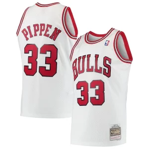 Scottie Pippen Chicago Bulls Authentique Hardwood Classics Swingman Jersey White/Black