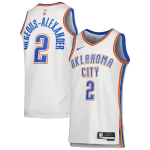 Shai Gilgeous Prime Alexander Oklahoma City Thunder Nike Unisex Swingman Jersey Association Edition White