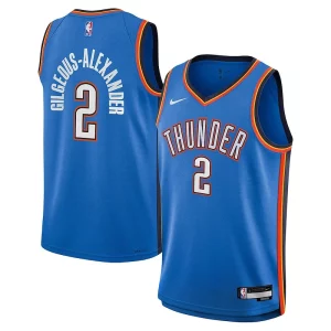 Shai Gilgeous Alexander Premium Oklahoma City Thunder Nike Youth Swingman Jersey Icon Edition Blue